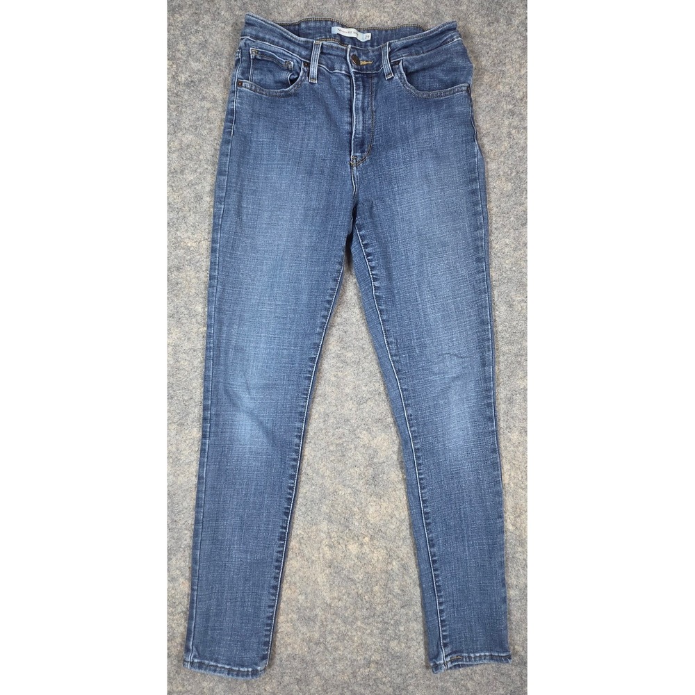 Levis 721 High Rise Skinny Jeans Womens 29 Blue Medium Wash Denim Pants